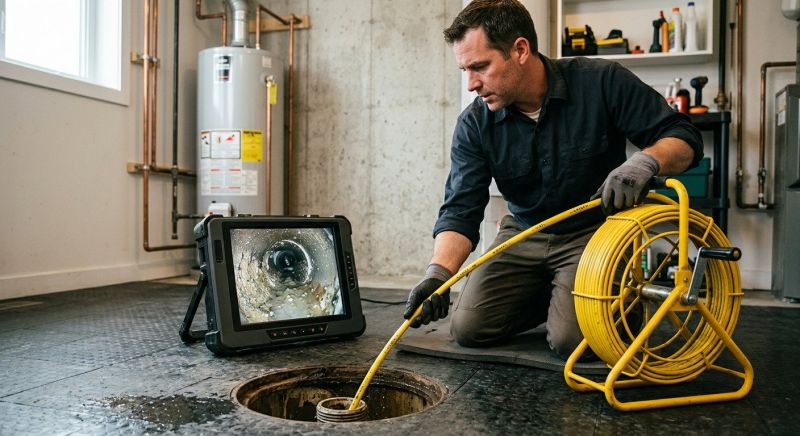 Drain Line Inspection in Katy, TX